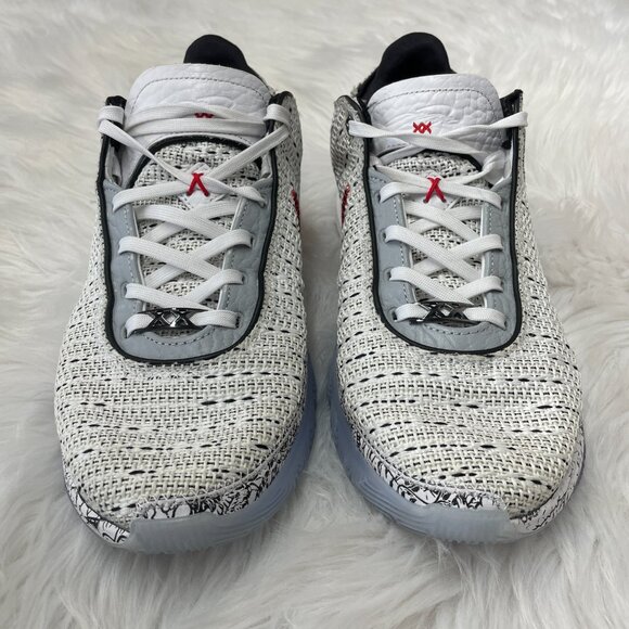 Nike LeBron 20 Low Mens Basketball Shoes White DJ5423-100 VNDS Size 10 - Picture 2 of 7